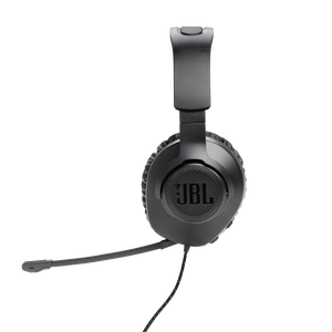 JBL Quantum 100X Console - Black - Wired over-ear gaming headset with a detachable mic - Left